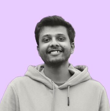 Monochrome photo of Hari